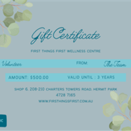 $500 Gift Voucher 