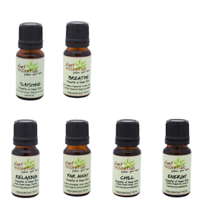 <div class="row">
<div class="col-sm-12">
<div class="box collection-box">
<div class="rte">
<p>Create a nurturing home with locally made ready to use combinations of 100% pure essential oils & 4% jojoba dilutions. All Plant Essential oil blends are hand blended using our range of 100% pure essential oils for your pleasure or purpose. Choose from; </p>
</div>
<p>-Breathe </p>
<p>-Chill</p>
<p>-Far Away </p>
<p>-Relaxing </p>
<p>-Sunshine </p>
<p>-Energy </p>
</div>
</div>
</div>
<div class="title clearfix"></div>
<p>&nbsp;</p>