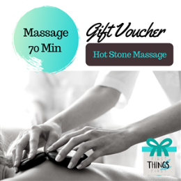 70 Minute Hot Stone Massage Gift Voucher