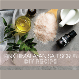 Pink Himalayan DIY Salt Scrub 