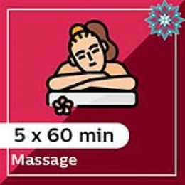 5 x 60 min Massage Pack