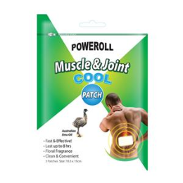Poweroll Muscle & Joint Patch Cool x 3 Pack