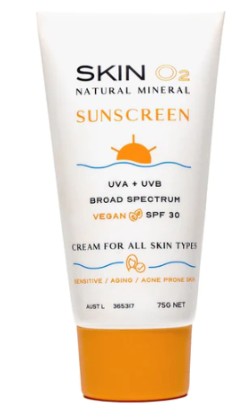 <p>On sale for January only. Floor stock only. Limit 2 per customer.</p>
<p>Normally $30   This month only $25.</p>
<p>Free local delivery within 8km of Ferny Grove.</p>
<p>&nbsp;</p>
<p>Can be used as a light moisturiser. Blends with all skin tones.</p>
<p>Smells great – not the usual sun cream smell.</p>
<p>Suitable for acne skin and great prep for make-up application.</p>
<p>Australian made and owned.</p>