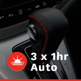 3 x 1 hour Automatic Car Lessons