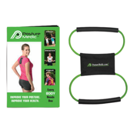 Posture Medic Back Brace Resistance Band 