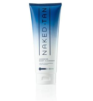 <p><b>Prepare your skin for tanning!</b><br /><b><br /></b>Naked Tan Goddess Body Cleanser is specifically designed to use BEFORE and AFTER a spray tan without fading its colour.<br />SLS free, Goddess Body Cleanser can be used by every skin type, even the most sensitive.</p>
<p>Enriched with Vitamin E, Aloe Vera, Organic Coconut Oil and Macadamia Oil, Goddess Body Cleanser will moisturise your skin and leave it purified, invigorated and perfectly tanned.</p>
<p>Use daily for clean, clear and beautiful tanned skin.</p>