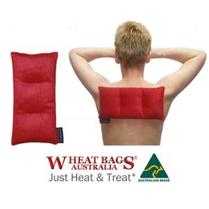 <p>Unsectioned unscented wheat bag that moulds easily to all areas. <strong>Size </strong>- 17cm x 37cm <strong>Weight </strong>- 1.1kgs</p>
<ol>
<li>Drug free pain management</li>
<li>Releases soreness</li>
<li>Affordable and effective</li>
<li>Non-chemically treated wheat</li>
<li>Stimulates circulation</li>
<li>Eases muscle spasms</li>
</ol>
<p>&nbsp;</p>
<p>Heat therapy, or “Thermotherapy” is one of the most effective forms of treatment.  Heat therapy has been long associated with comfort and relaxation but it also goes a step further and can provide both pain relief and healing benefits for many types of muscle injuries.  Heat therapy is also a great method of providing immediate relief from sore, tight and stiff muscles and joints. </p>
<p>Heat helps the blood vessels dilate which in turn increases the flow of oxygen rich blood to the affected area.  This helps with better healing as well as quick regeneration of the damaged tissues.  In addition this increased flow of blood also provides lots of nutrients, oxygen and proteins to the area, all of which are imperative to better healing.  Heat acts as a pain reliever by successfully stimulating the specialized pain receptors within your skin.  This decreases the frequency of pain messages that are sent to the brain.</p>
<p>Heat therapy also helps when it comes to relaxing and loosening the tissue surrounding the area being treated.  The ligaments, tendons and muscles can then move more easily which further reduces the chances of injury.  This is why using a Wheat Bag is regarded as being very effective at helping to relieve stiffness and improving flexibility in arthritic cases.<br /> </p>
<p>&nbsp;</p>
<p>&nbsp;</p>
<p>&nbsp;</p>