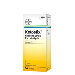 <p>Urine Test for Ketone (Acetoacetic Acid)</p>
<p>The strips provide a fast, convenient way of testing urine for the presence and concentration of acetoacetic acid (ketone). This substance when found in the urine provides information on carbohydrate and fat metabolism.</p>
