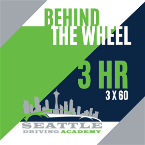 Driving School Adult Driver Training - 3 hours (60 minutes) of Adult Driving Practice at Seattle Driving Academy