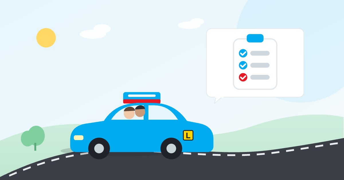 Illustration: Checks to make before driving a car