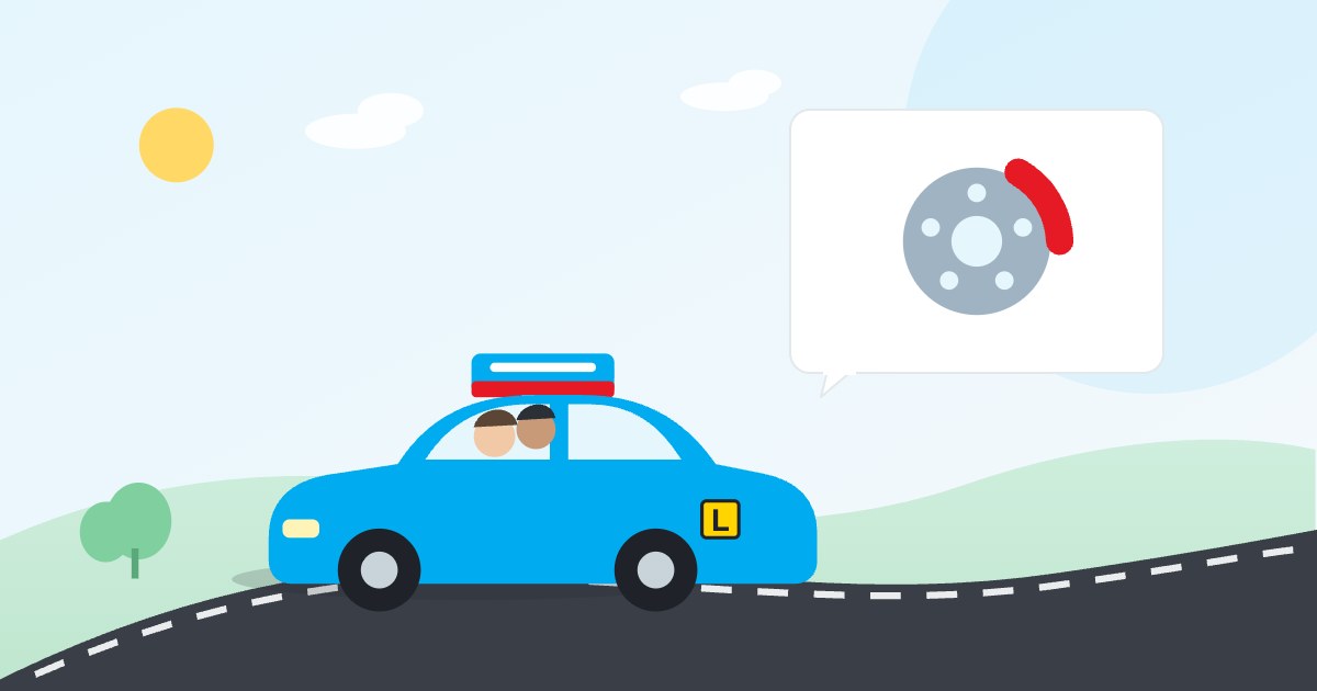 Illustration: Car brake maintenance tips from a driving instructor