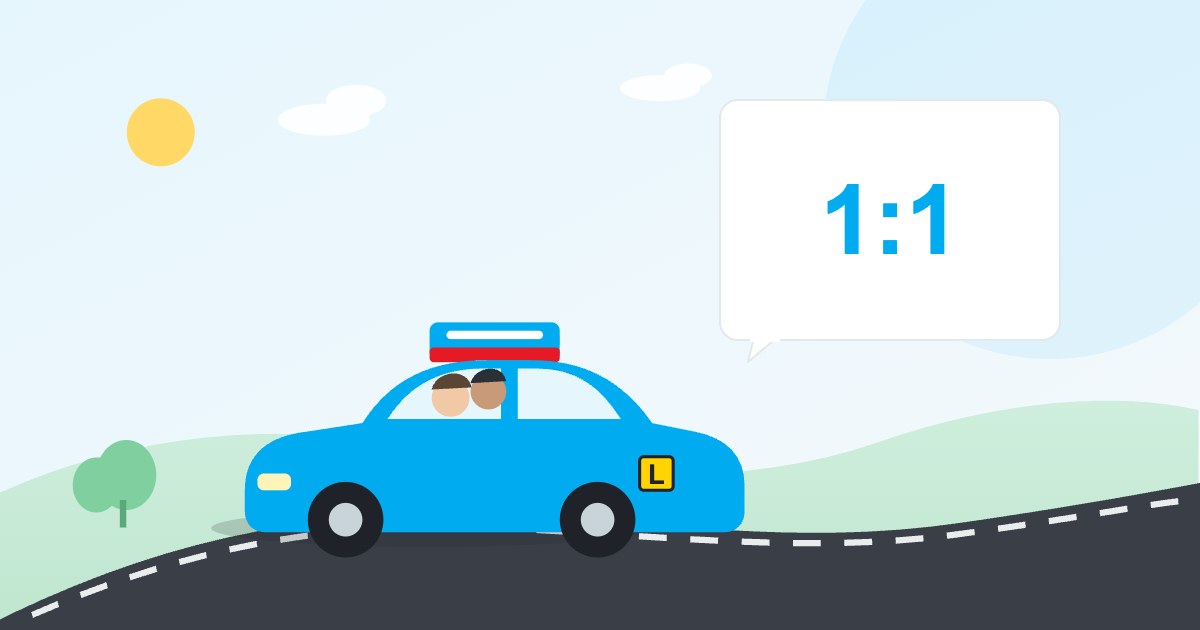 Illustration: Private one-on-one driving lessons