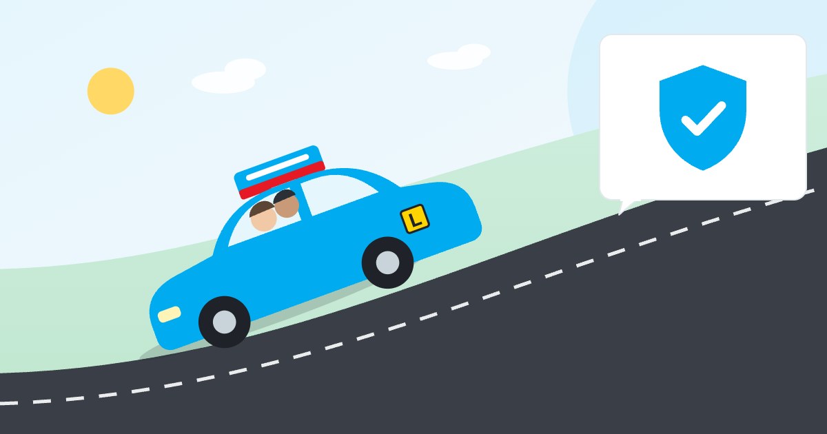 Illustration: Driving safely up and down steep hills