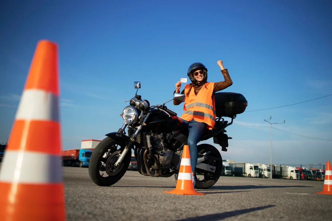 Motorcycle lesson