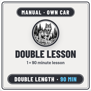 Driving School Manual Lessons - 90 Minute Manual Driving Lesson (Own Car) at WolfGang's Driving School