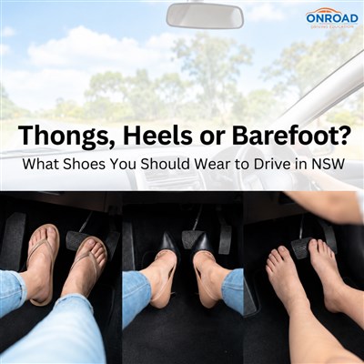 Thongs, Heels or Barefoot? What Shoes You Should Wear to Drive in NSW