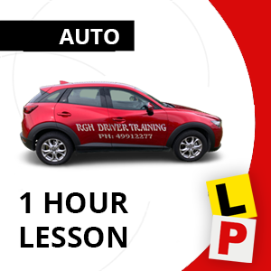 Driving School Automatic Vouchers - Auto 1hr Lesson Voucher at RGH Driver Training