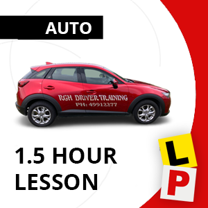 Driving School Automatic Vouchers - Auto 1.5hr Lesson Voucher at RGH Driver Training