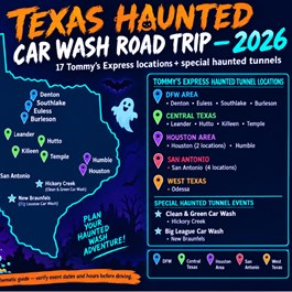 Haunted Halloween Car Washes in Texas