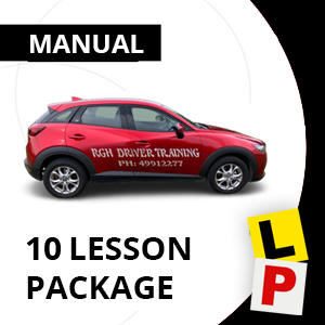 Driving School Manual Vouchers - Manual 10 Lesson Package at RGH Driver Training