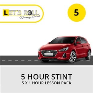 Driving School Packages - 5 Hour Stint Pack (5 Hours) at Let's Roll Driving School