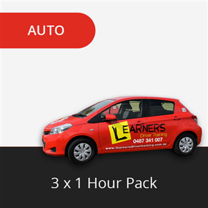 Driving School Automatic Lessons - 3 x 1 Hour Lesson Package (Auto) at Learners Driver Training