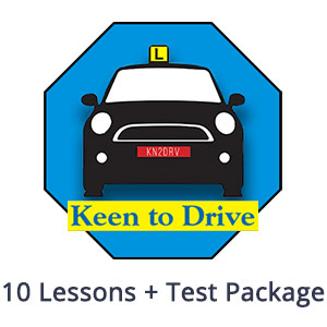 Driving School Automatic Driving Lessons - 10 Auto Lessons + Test at Keen to Drive