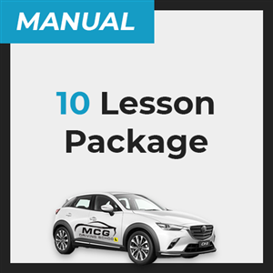 Driving School Manual - Manual Lesson 10 Pack at MCG Driving School