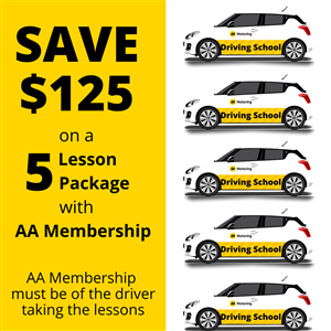 Driving School Driving Lessons - 5 Lesson Package at AA Driving School - Driving Lessons