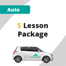 Driving School Packages & Vouchers - Automatic 5 lesson Package