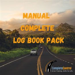Driving School Manual Lessons + Test - Complete Log Book Package Manual