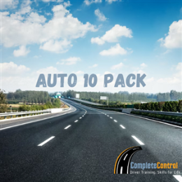Driving School Auto Lessons - Automatic Lesson 10 pack