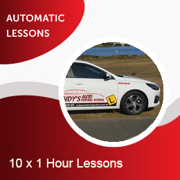 Driving School Packages - Automatic Lesson 10 Pack