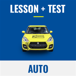Driving School Automatic - 1 Hour Lesson + Test Package