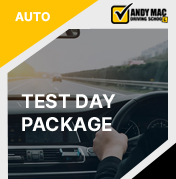 Driving School Lessons + Test - Automatic Test Day Package at Andy Mac Driving School