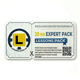 Driving School Auto Vouchers - 20 hours (10 x 2) Auto Lesson [Mon-Fri] Expert Pack