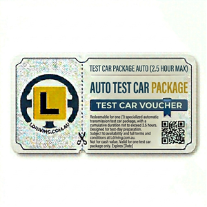 Test Car Package Auto 2.5 Hour Max | L Driver Training School