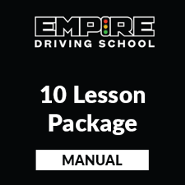 Driving School Manual Lessons - Manual 10 Lesson Package