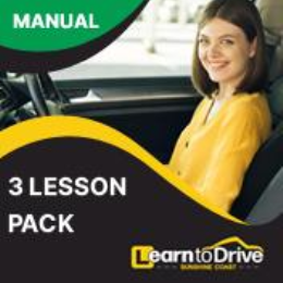 Driving School Manual Driving Lessons - Manual Lesson 3 Pack
