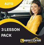 Driving School Auto Driving Lessons - Automatic Lesson 3 Pack at Learn To Drive SC