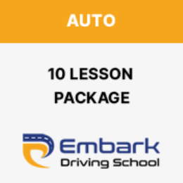 Driving School Auto Lessons - 10 x 1hr Auto Lesson Package