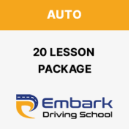 Driving School Auto Lessons - 20 x 1hr Auto Lesson Package