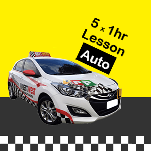 Auto Lessons - 5 x 1 Hour at BestWest Driving School