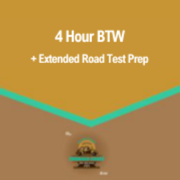 Driving School 3-N-3 Program - 4 Hour BTW with Extended Road Test Prep