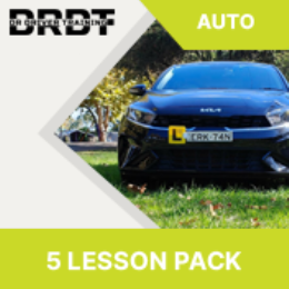 Driving School Driving Lessons - Auto - 5 Lesson Pack - Auto