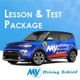 Driving School Test Packages - 1 Hr. Lesson + Car Hire for Test Auto