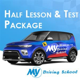 Driving School Test Packages - 30 Min Lesson + Car Hire for Test Auto