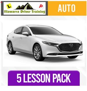 Driving School Packages - 5 x 1 hour Driving Lessons at Illawarra Driver Training