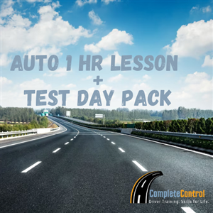 Driving School Auto Lessons + Test - Automatic Test Day Package + 1 x 1 hour driving lesson at Complete Control Driver Training