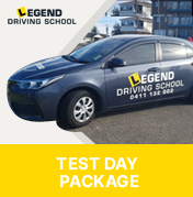Driving School Test Package - Test Day Package at Legend Driving School